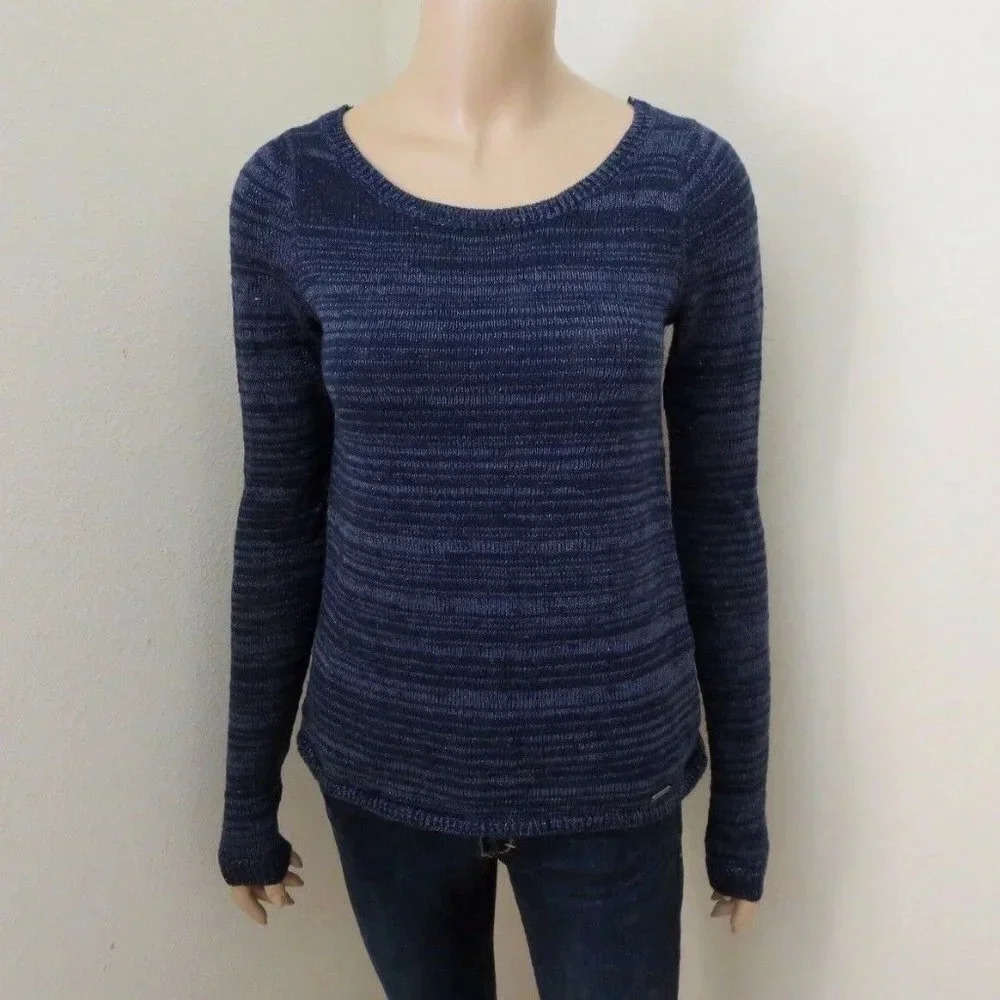 NEW Hollister Knit Shine Sweater Size XS Crochet